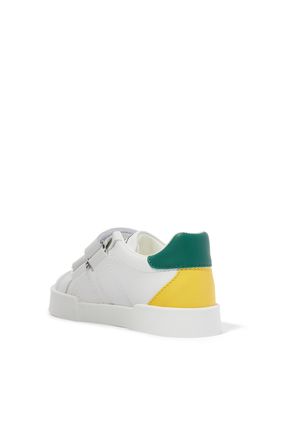 Kids First Steps Leather Portofino Sneakers